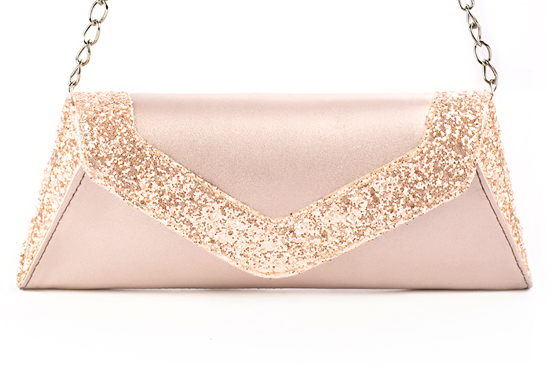 Powder pink matching shoes and clutch. Wiew of clutch - Florence KOOIJMAN
